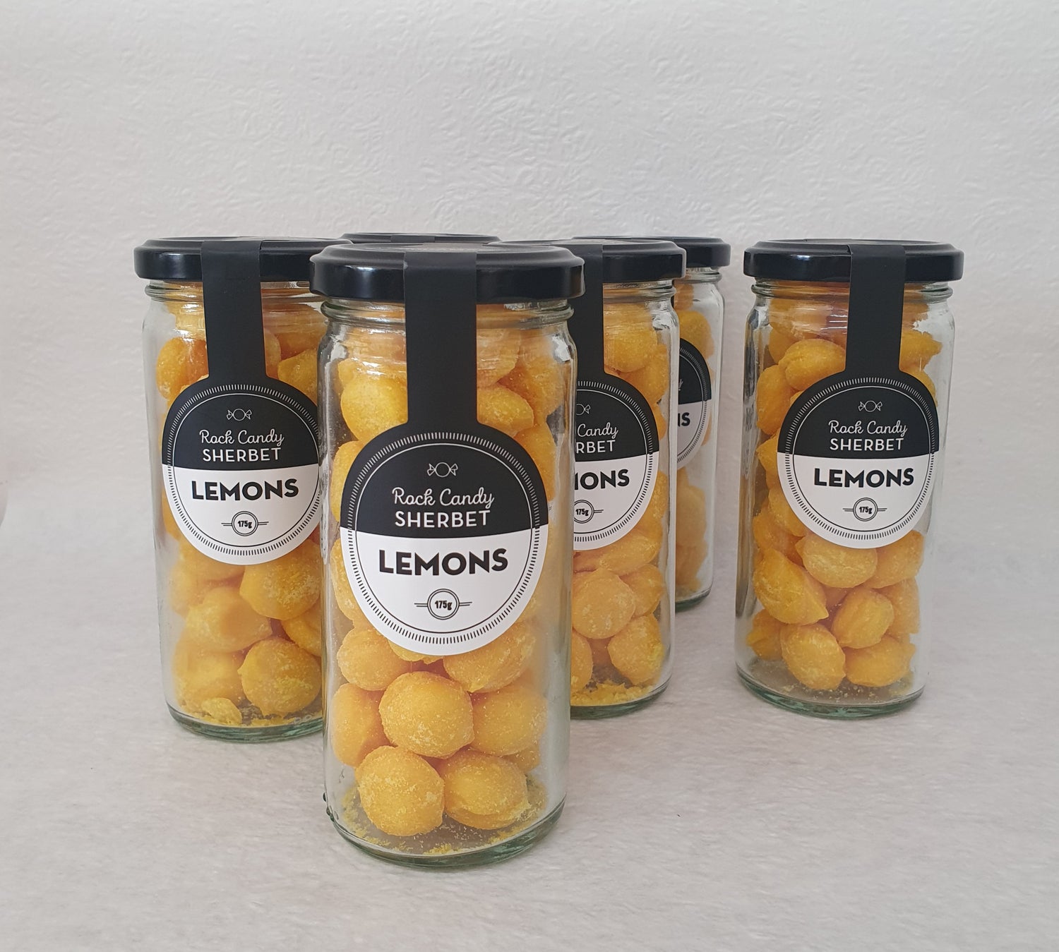 Lemon Sherbert Rock Candy