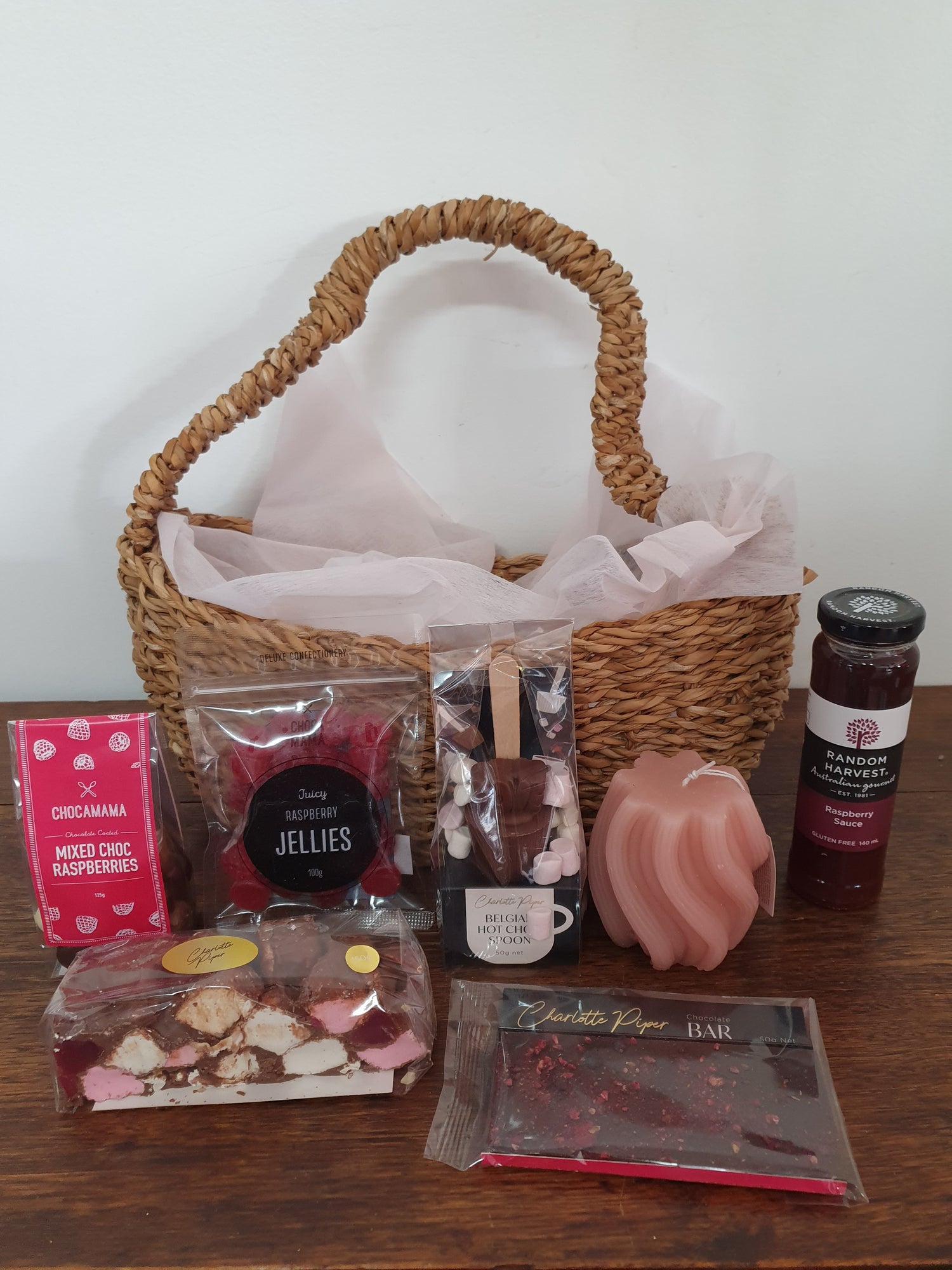 Pink Raspberry Basket