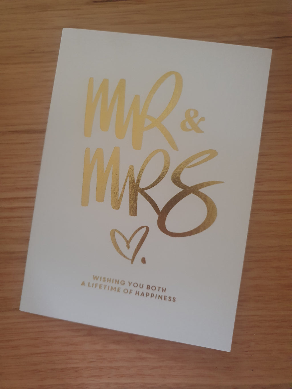 Mr & Mrs Gift Card