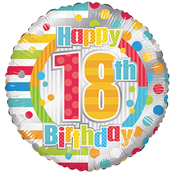 Happy Birthday Age Balloons