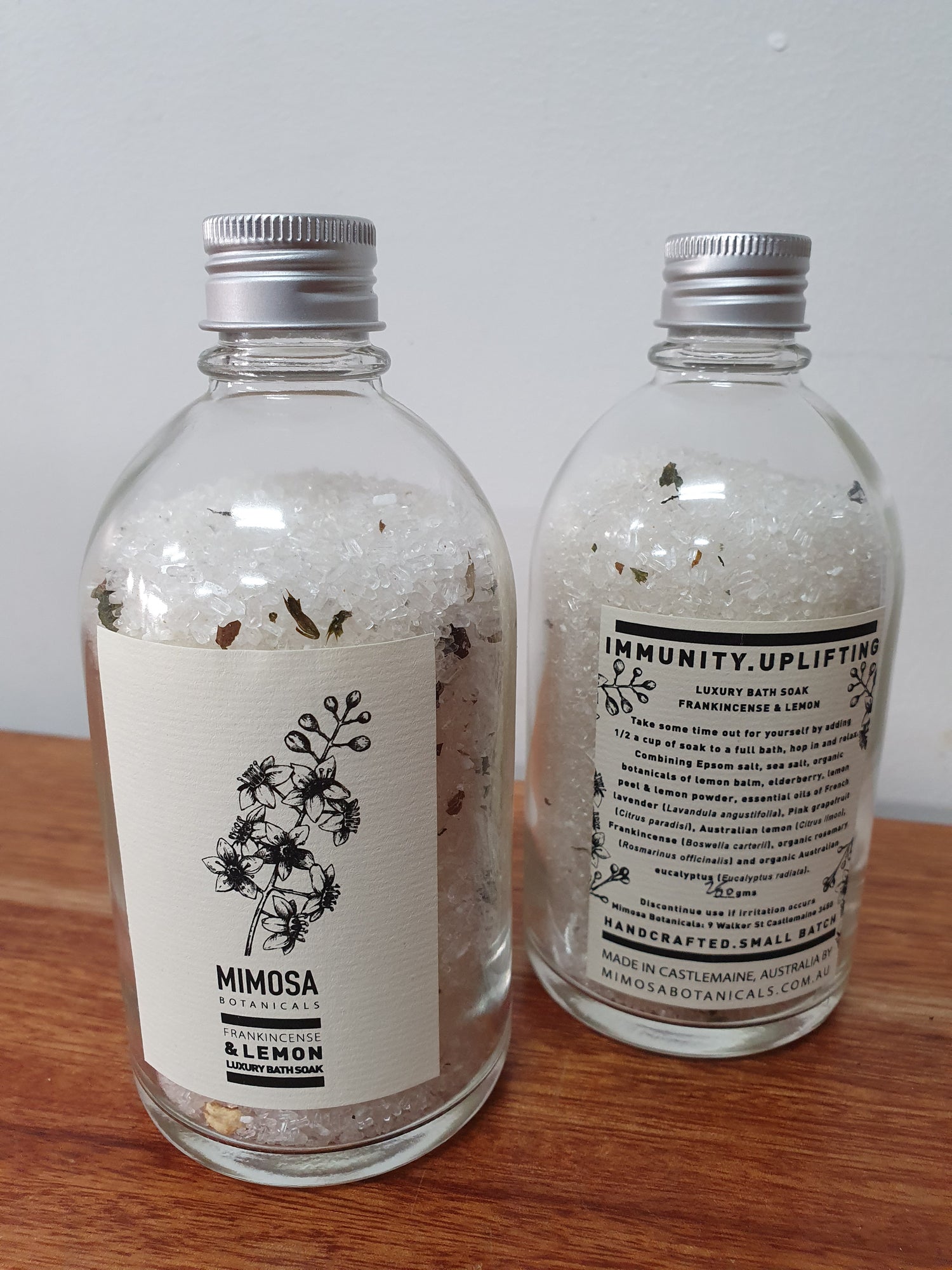 Bath Bottles-Mimosa Botanicals Bath Soak