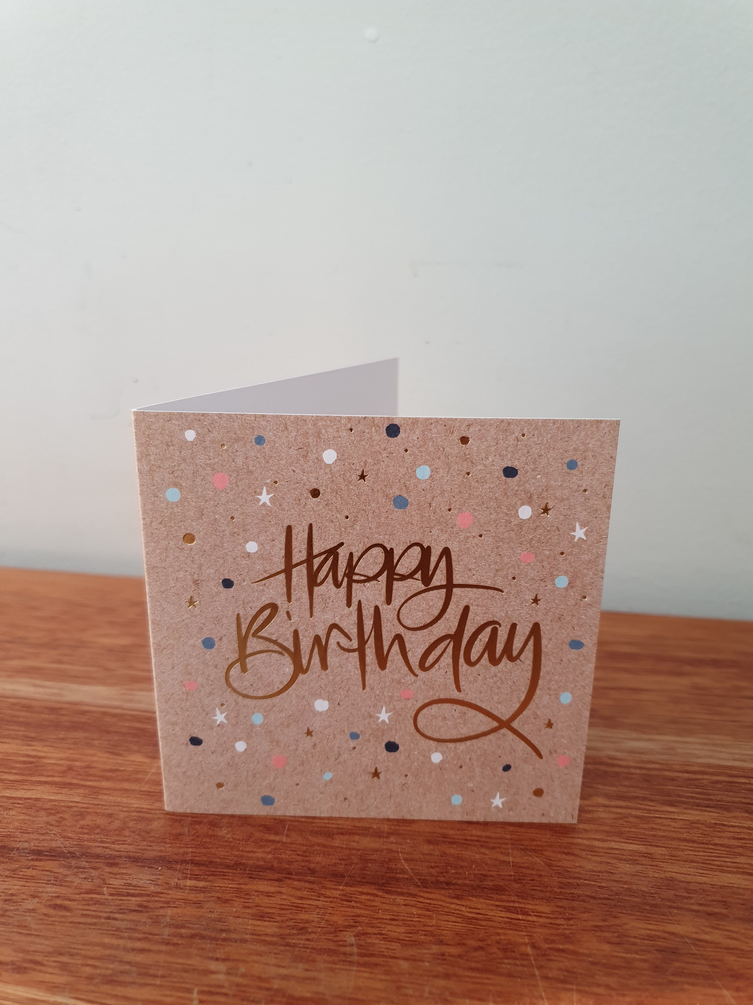 Small Happy Birthday Card