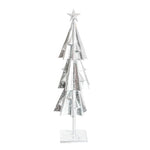 Silver Metal Christmas Tree