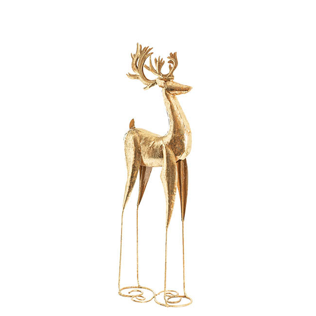 Gold Standing Reindeers