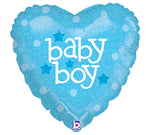 A Baby boy balloon can be delivered to Bendigo hospitals to welcome the new  addition.