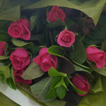 Bendigo Florist-Virginia Mary -Coloured Roses- in this image we pretty pink roses nestled amongst greenery
